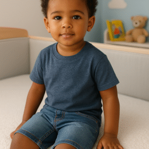 Bermuda Jeans Infantil Masculina Da Criança Tradicional 372 Tamanho 10