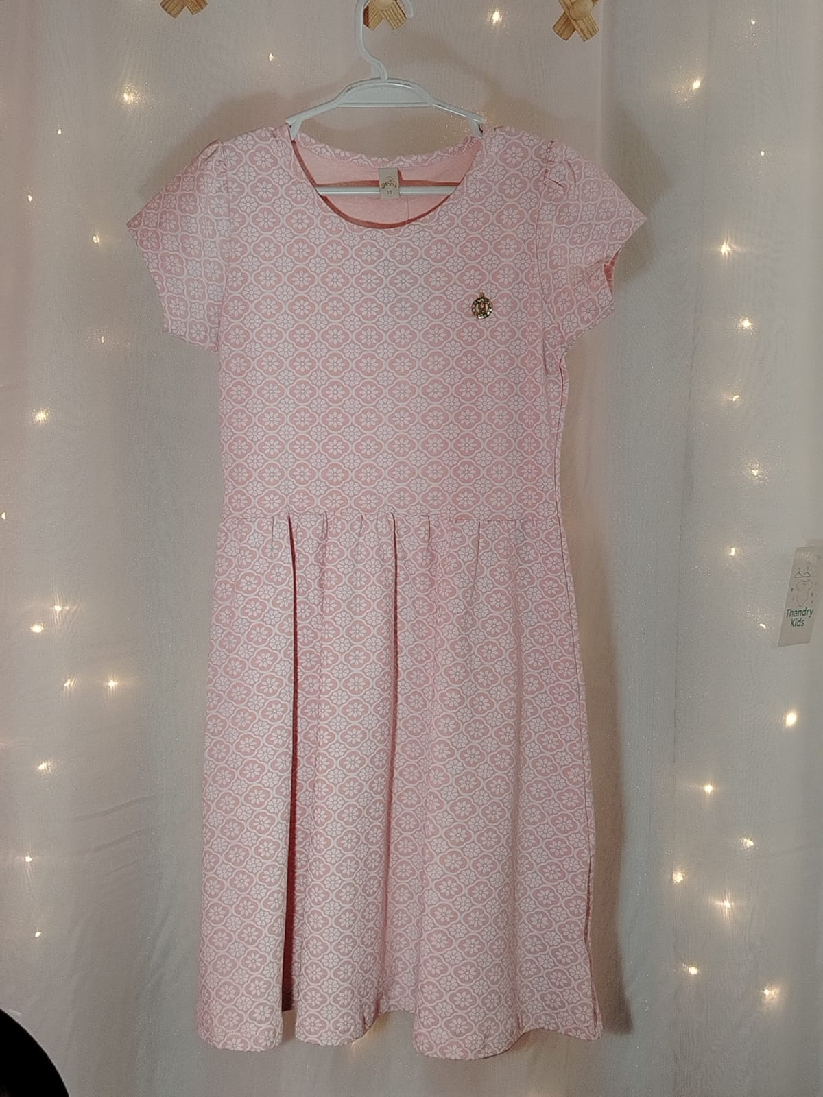 VESTIDO FEM MC JUV ESTAMPADO 10AO14 REF21619 TAMANHO 10 - Imagem 4