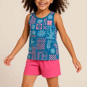 CONJ FEM INF BATA SHORTS MOLETOM 4 AO 8 REF251966 TAMANHO 8