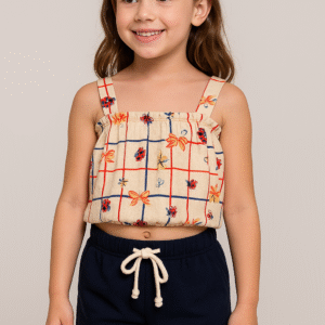 CONJ FEM ALCA BLUSA SHORTS CREPE 4AO10 REF50844 TAMANHO 8