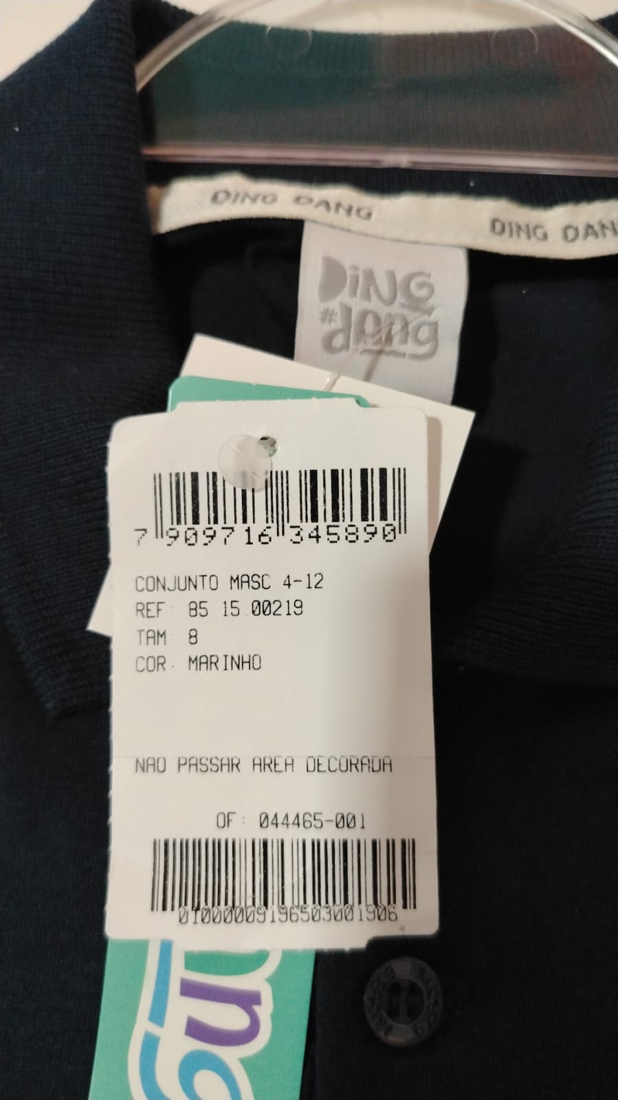 Conjunto Menino Polo Marinho Just Enjoy the Ride 00219 Tam. 8 - Imagem 6