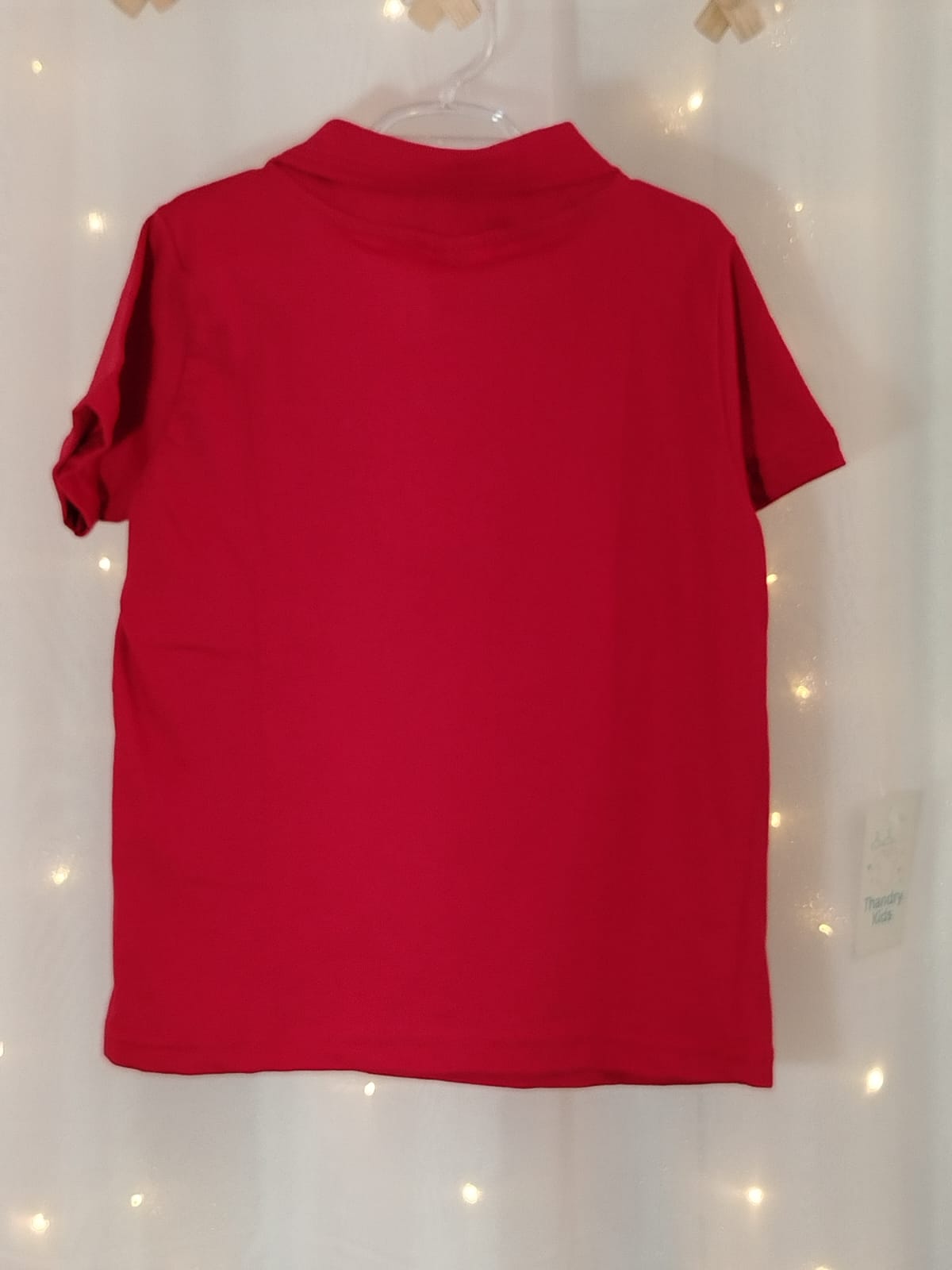 Camiseta Polo Menino Vermelha 09902411 Tam. 6 - Imagem 3