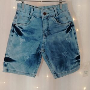Bermuda Jeans Menino  6 anos– Azul Delavê
