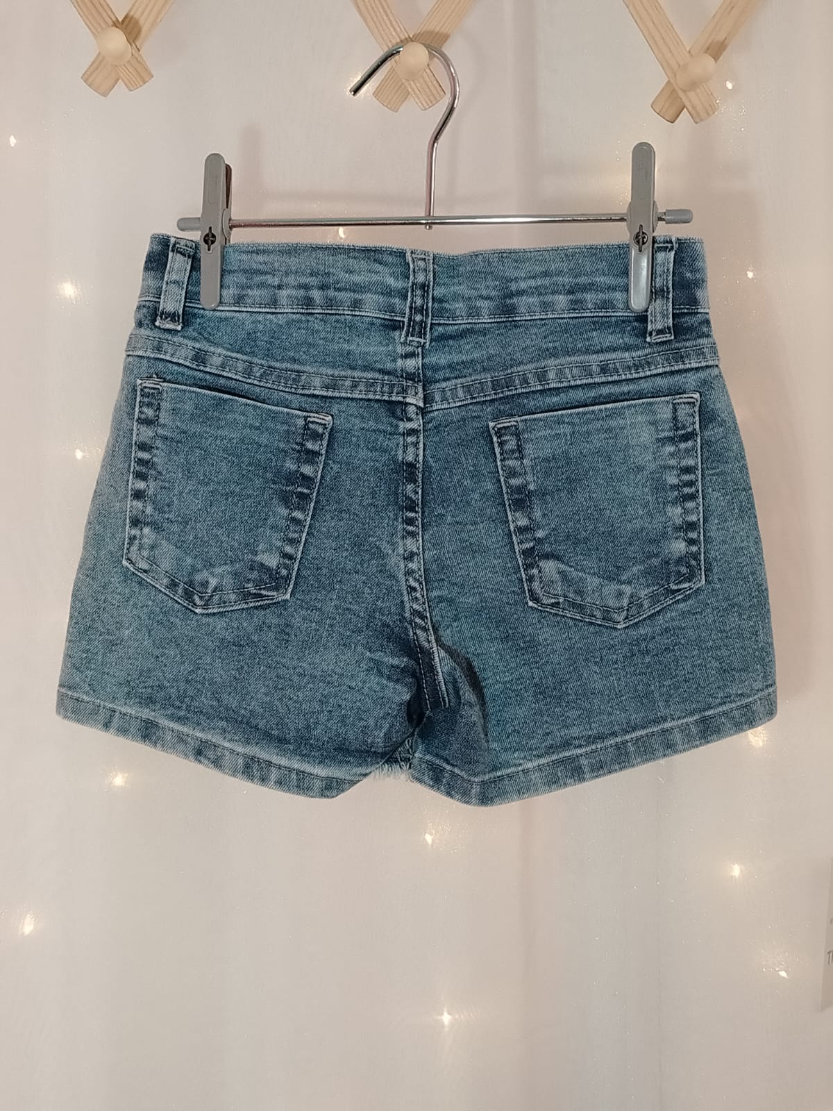 Shorts Jeans Menina 6– Azul Delavê 1825 - Imagem 3