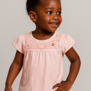 BLUSA FEM MC 4AO8 REF12351 TAMANHO  4 40084 ROSA SUAVE