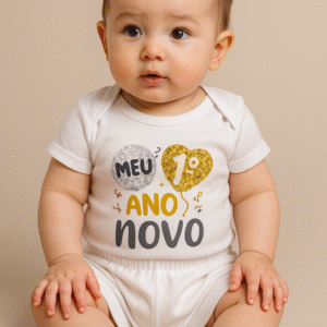 Conjunto Ano Novo Menina 0303042 Tamanho P (3 meses)