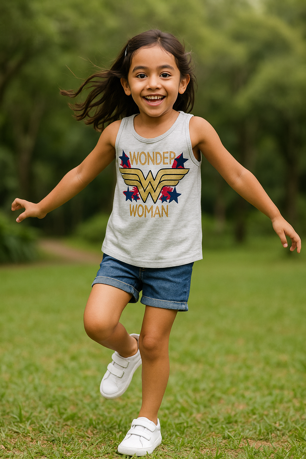 BLUSA FEM JUSTICE LEAGUE 4AO10 REF82222 TAMANHO 8