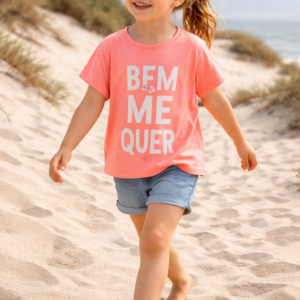 BLUSA FEM MC INF BEM ME QUER 4AO10 REF03300 TAM 6 coral