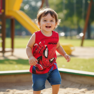 REGATA MASC INF SPIDER MAN 02645 TAMANHO 1 VERMELHO