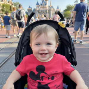 Camiseta Infantil Mickey Mouse Manga Curta Vermelha Ref. 10.24.03732