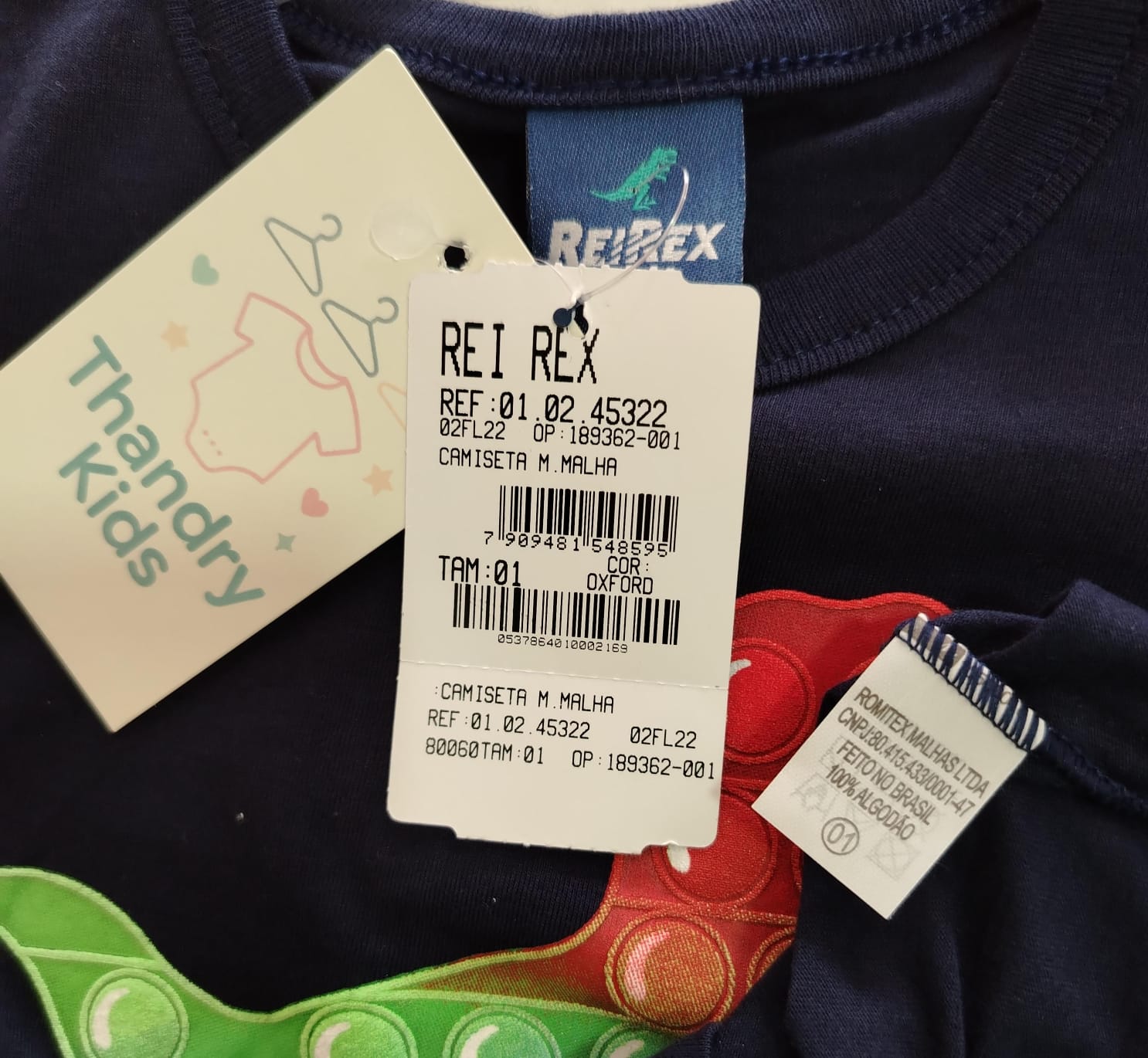 CAMISETA MASC MC DINO POPTI 45322 TAM 1 - Imagem 4