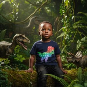 CAMISETA MASC MC DINO POPTI  45322 TAM 1