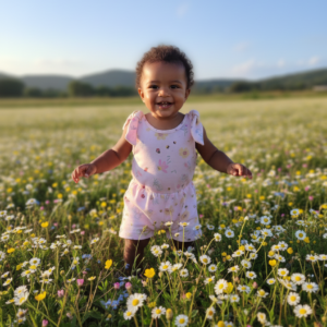 Macaquinho Menina Estampado Floral – 09901101 TAMANHO 1