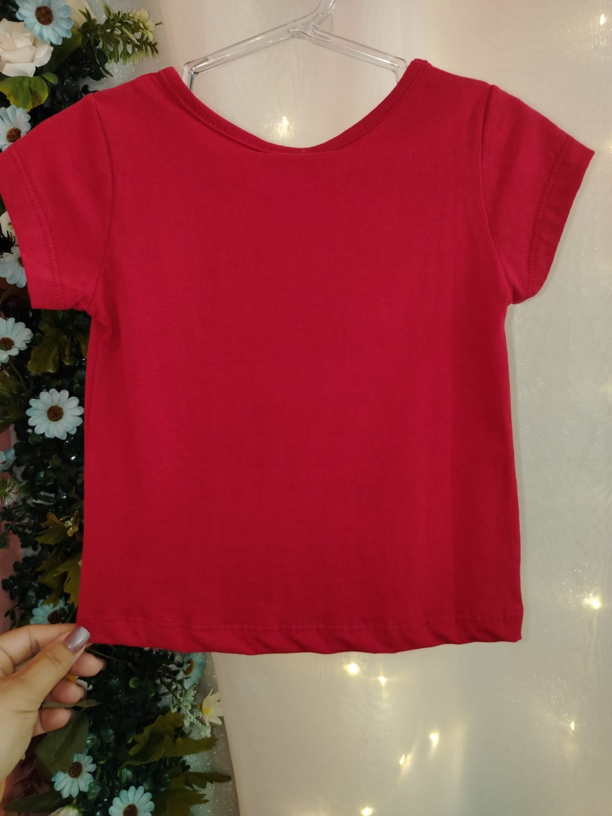 Camiseta Infantil Menina Branca de Neve Vermelha Tamanho 1 – Ref. 89056 - Imagem 3