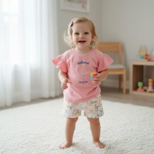 CONJ MC INF FEM FLAMINGO WELCOME  232208 tamanho 1