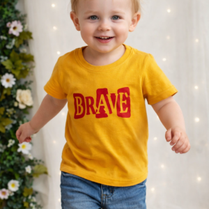 Camiseta Mostarda Brave 2021295 Tamanho 1