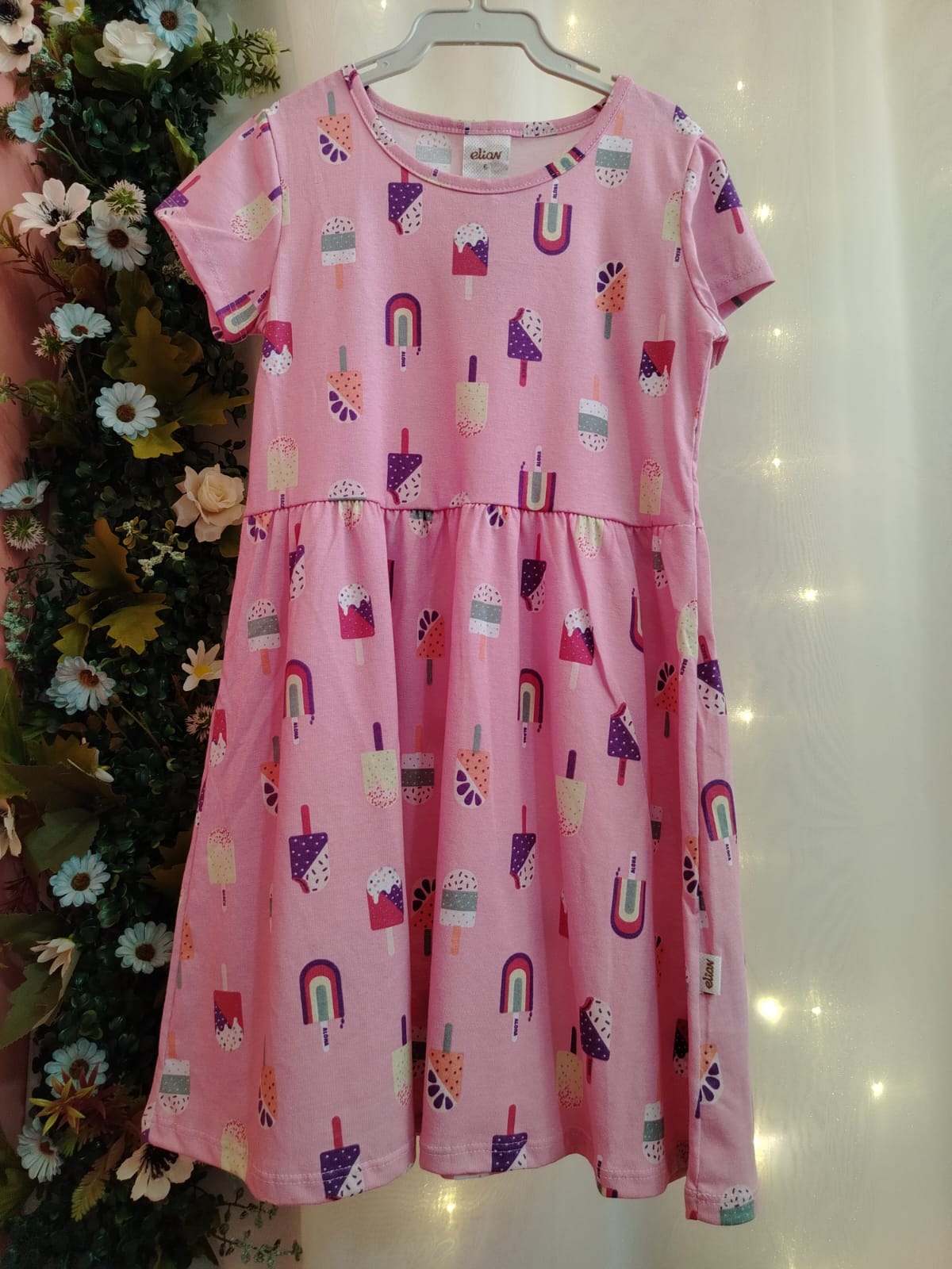 VESTIDO MC INF ESTAMPA PICOLES 232202 TAMANHO 6 - Imagem 2