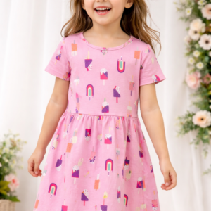 VESTIDO MC INF ESTAMPA PICOLES 232202 TAMANHO 6