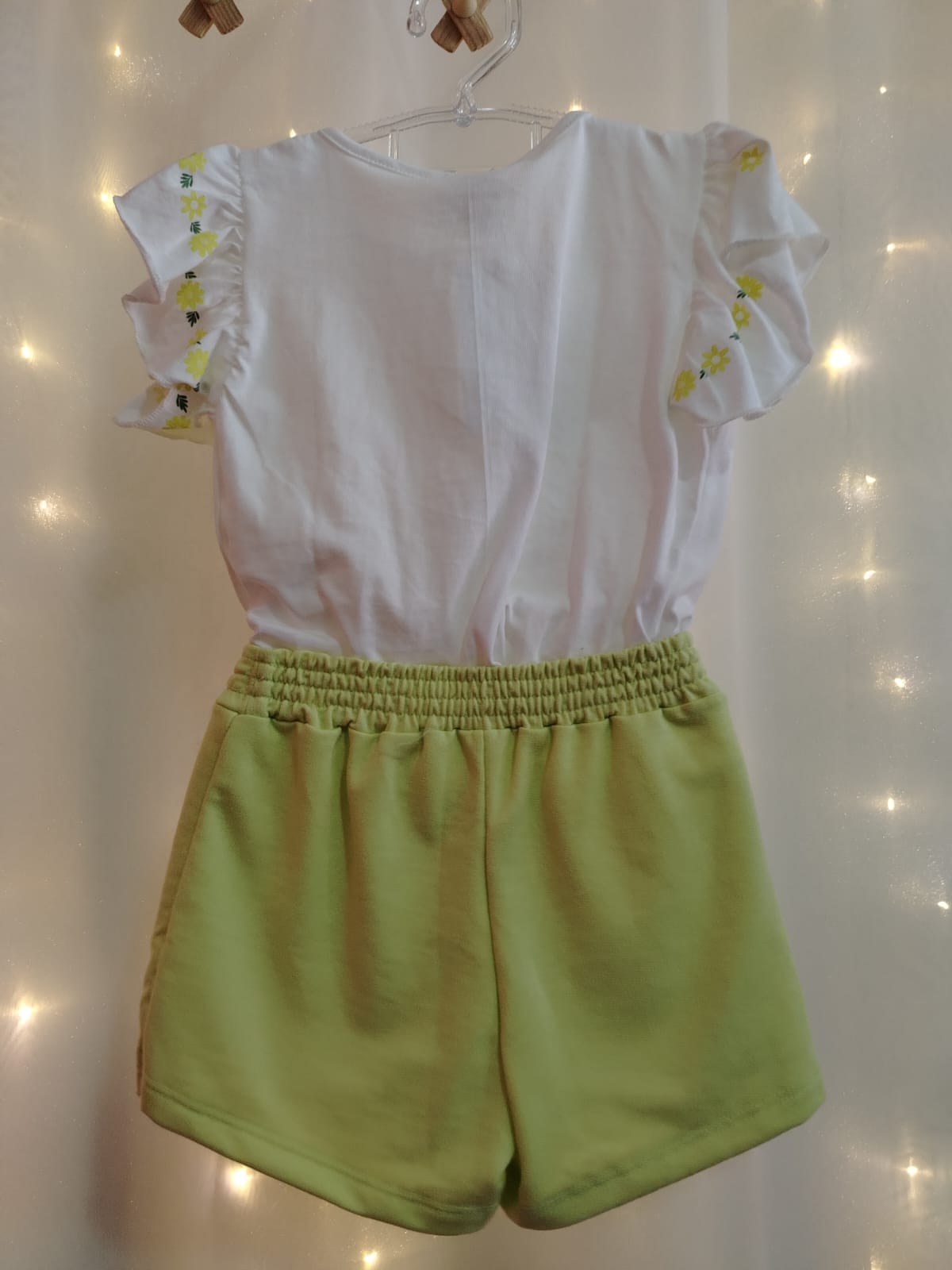 Conjunto Menina 6 Anos Lunedi “Blooming” 009908841 (verde claro e branco ) - Imagem 4