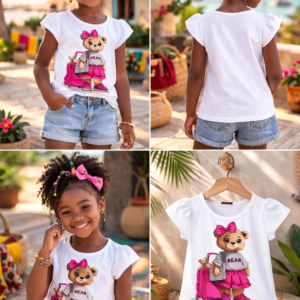 BLUSA MC FEM INF URSINHA MALA 1000997 TAMANHO 6