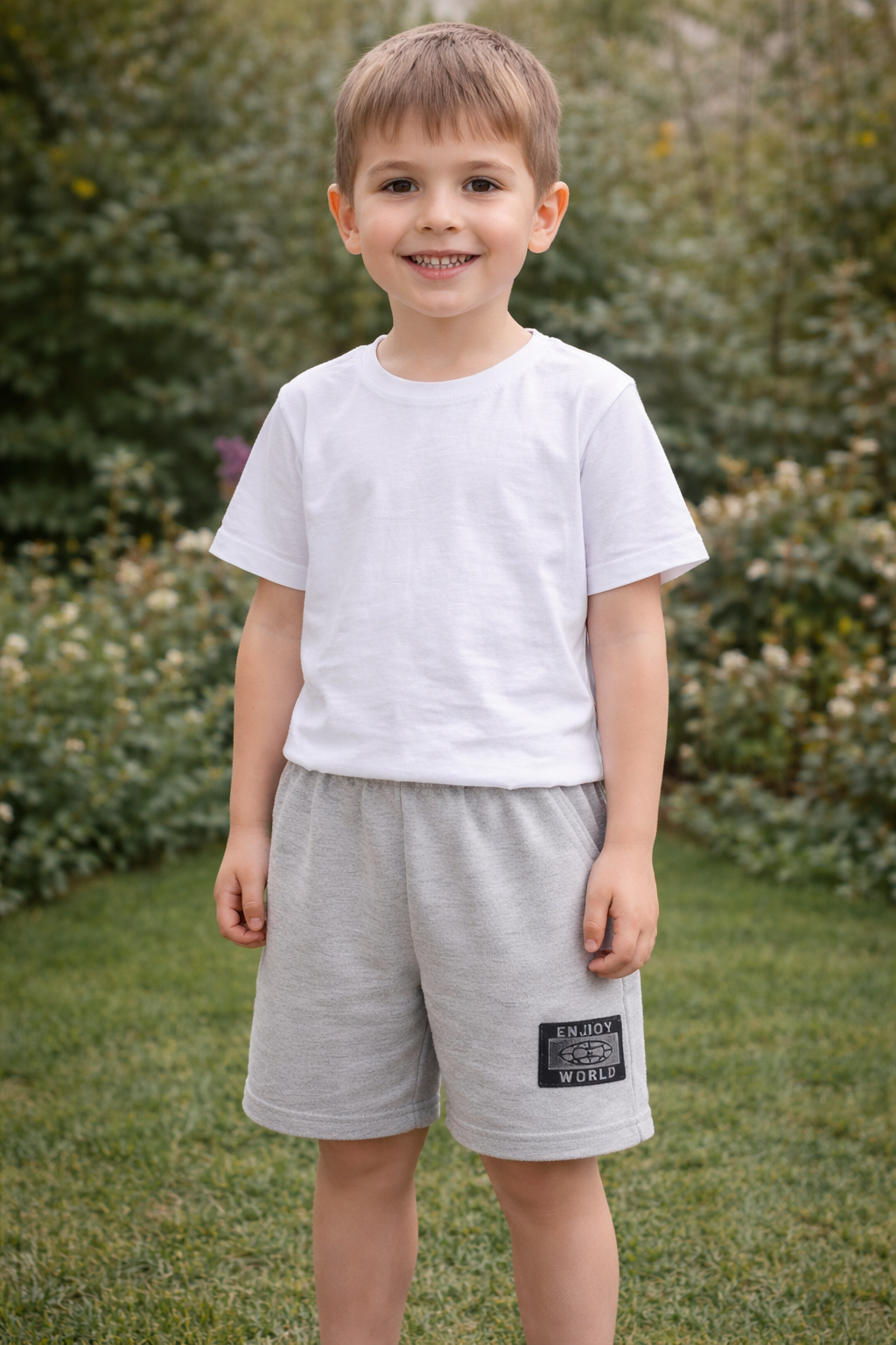 BERMUDA MASC INF MOLETOM BOLSO 07790 TAMANHO 6