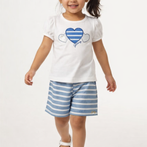 CONJ FEM INF CORACAO LISTRAS BRILHO  21563 TAMANHO 4