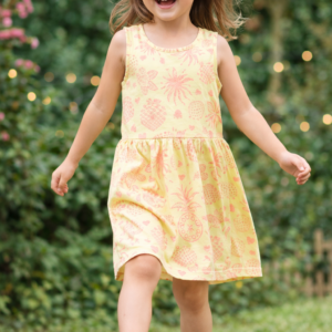 VESTIDO INF REGATA ALGODAO ESTAMPA 45211 TAMANHO 4