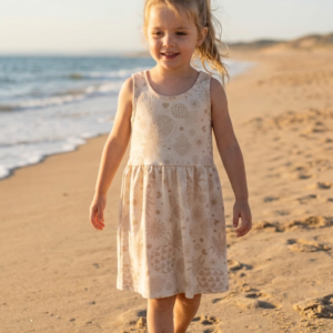 VESTIDO INF REGATA ALGODAO ESTAMPA 45211 Tamanho 4