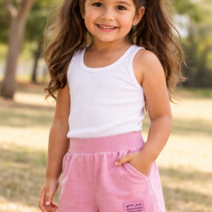 SHORTS INF FEM MOLETINHO 1000485 TAMANHO 4 ROSA