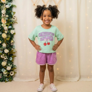 CONJ MC FEM INF SUMMER CEREJA 1084 TAMANHO 4