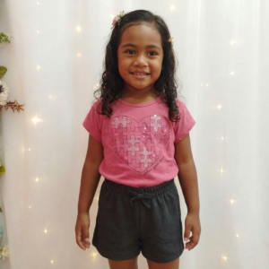 CONJ FEM INF MC SHORTS  CORACAO 1000255 TAMANHO 4