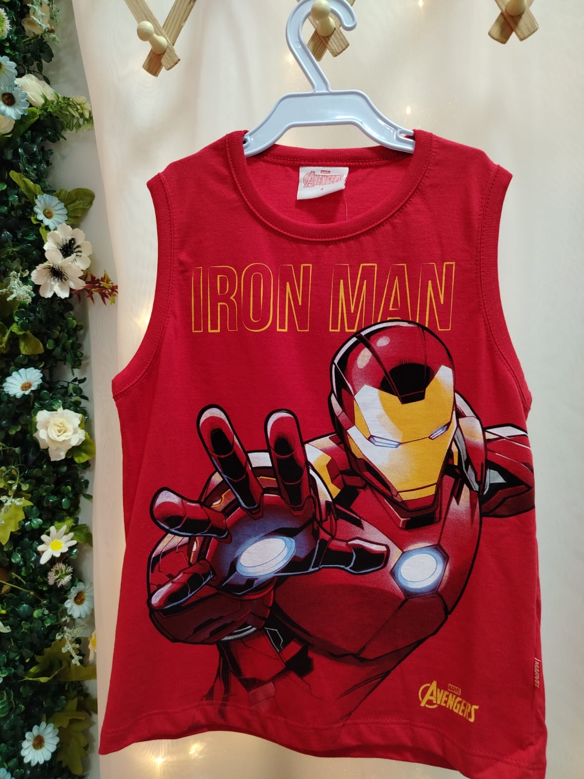 REGATA MASC INF AVENGERS MARVEL HOMEN DE FERRO 02673 TAMANHO 4 - Imagem 2
