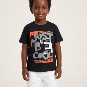 Camiseta Menino  41 preta TAMANHO 4