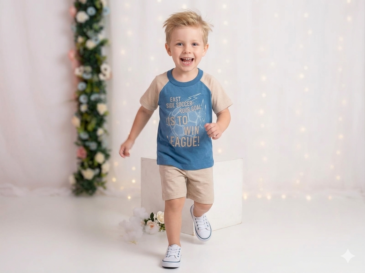 CONJ MC MASC LEAGUE 1101 TAMANHO 4