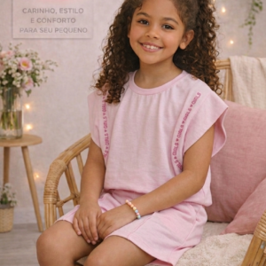 CONJ FEM MC INF GIRLS SHORTS 251906 TAMANHO 10