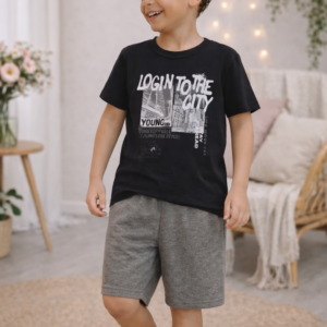CONJ MASC MC SHORTS MOLETOM 241429 TAMANHO 10