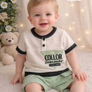 Conjunto Menino  4564 Color Summer Tamanho 1