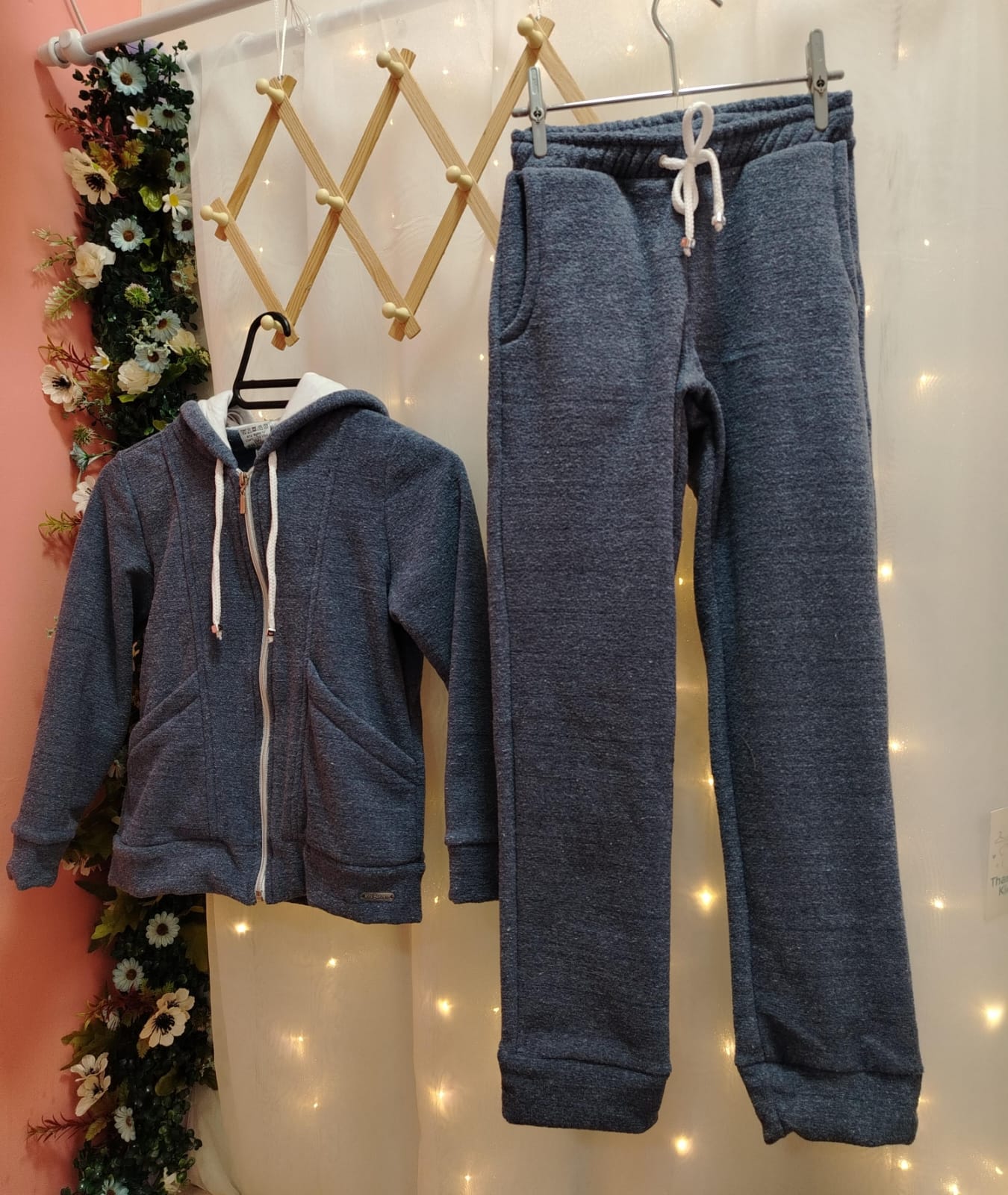 CONJUNTO JUVENIL Rita Barreto 605 Azul Jeans Tamanho 10 - Imagem 3