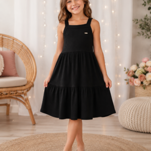 VESTIDO FEM INF ALCINHA CANELADO 50066 TAMANHO 8