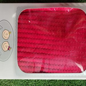 cobertor Manta Infantil Vermelha Pequena Turna 0,80m x 1,00m