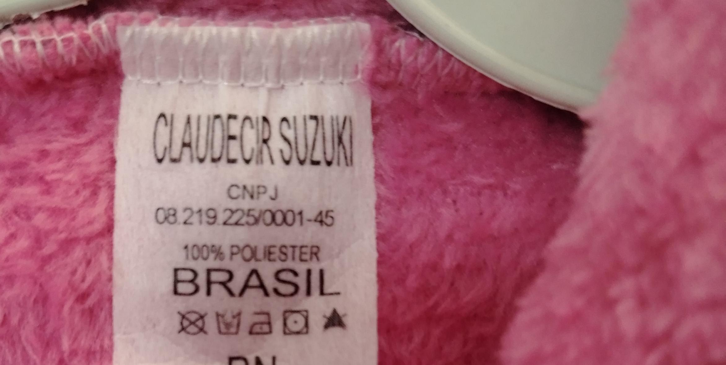 Macacão Plush Bebê com Capuz Cor:Rosa escuro;Tamanho:P( pode sofrer variações de tonalidades) - Imagem 4