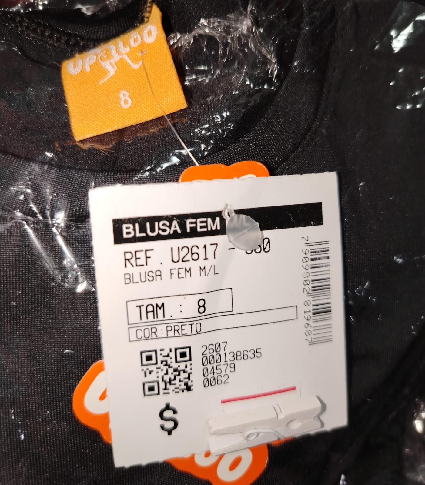 BLUSA ML FEM INF TERMICA PELUCIADA U2617 Tamanho 8 - Imagem 4