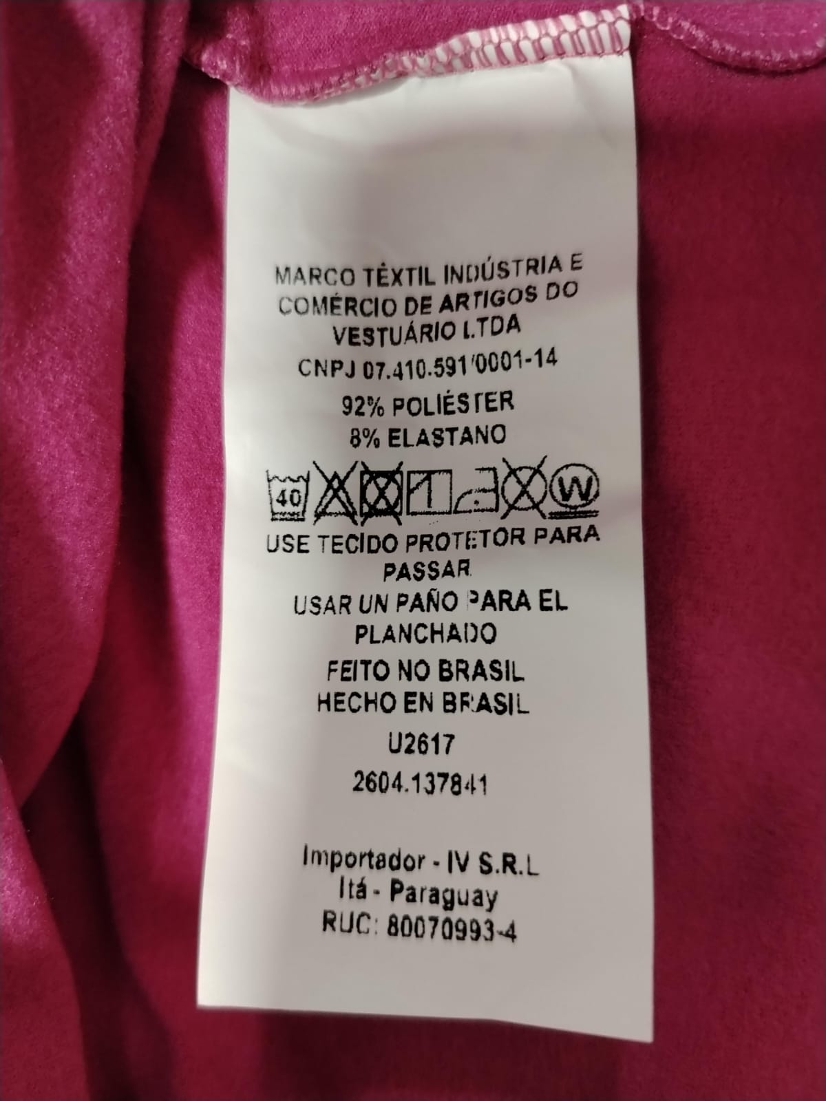 BLUSA ML FEM INF TERMICA PELUCIADA U2617 TAMANHO 3 - Imagem 5