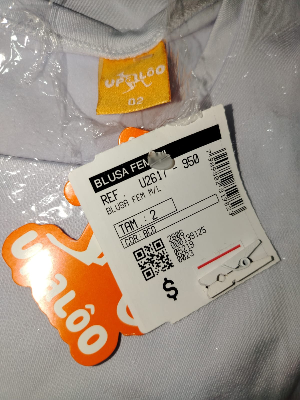 BLUSA ML INF TERMICA PELUCIADA U2617 tamanho 2 - Imagem 4
