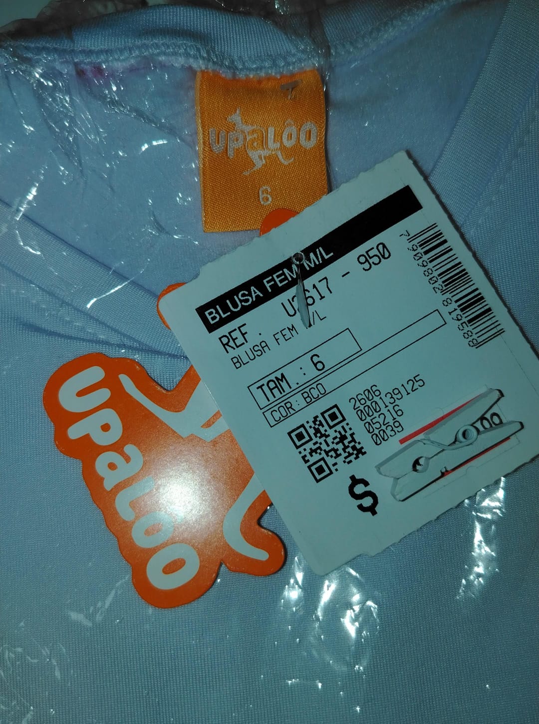 BLUSA ML INF TERMICA PELUCIADA U2617 tamanho 6 - Imagem 4