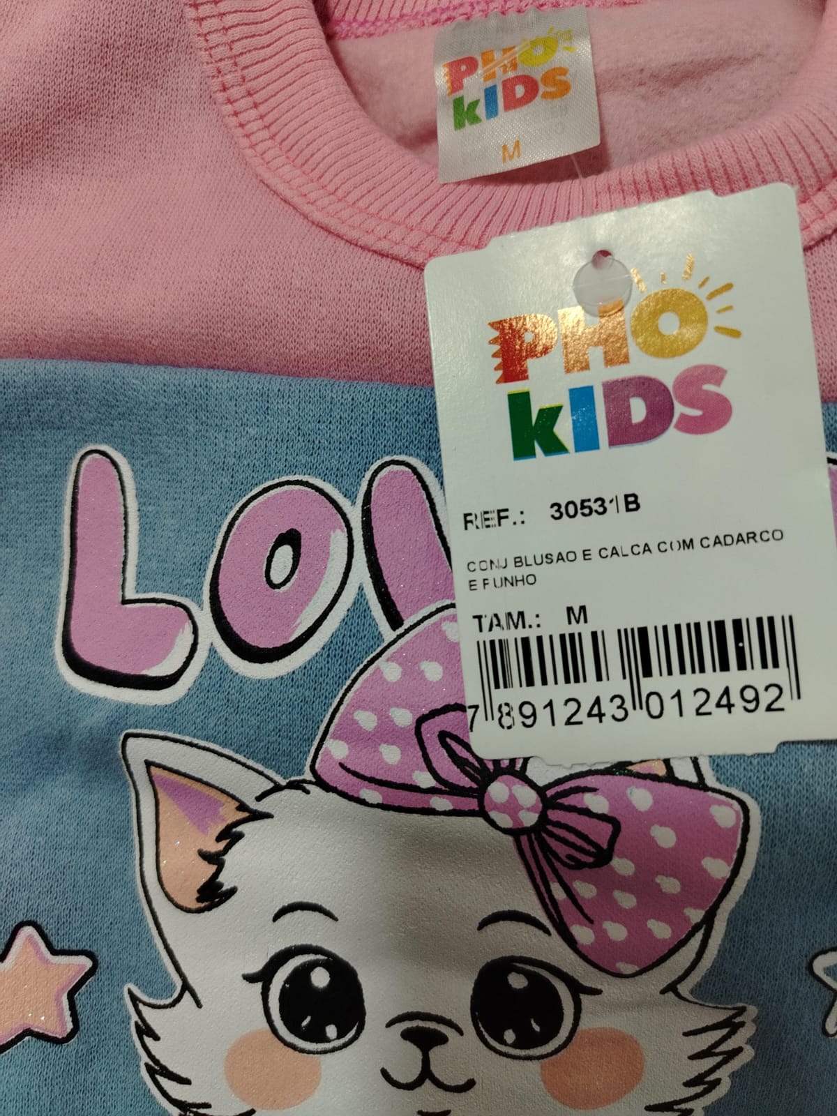 CONJ BLUSA E CALCA DE PUNHO 30531B tamanho M - Imagem 5