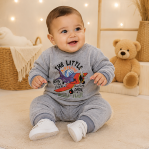 Conjunto Bebê Masculino Manga Longa Soft Avião 8513-14 - P