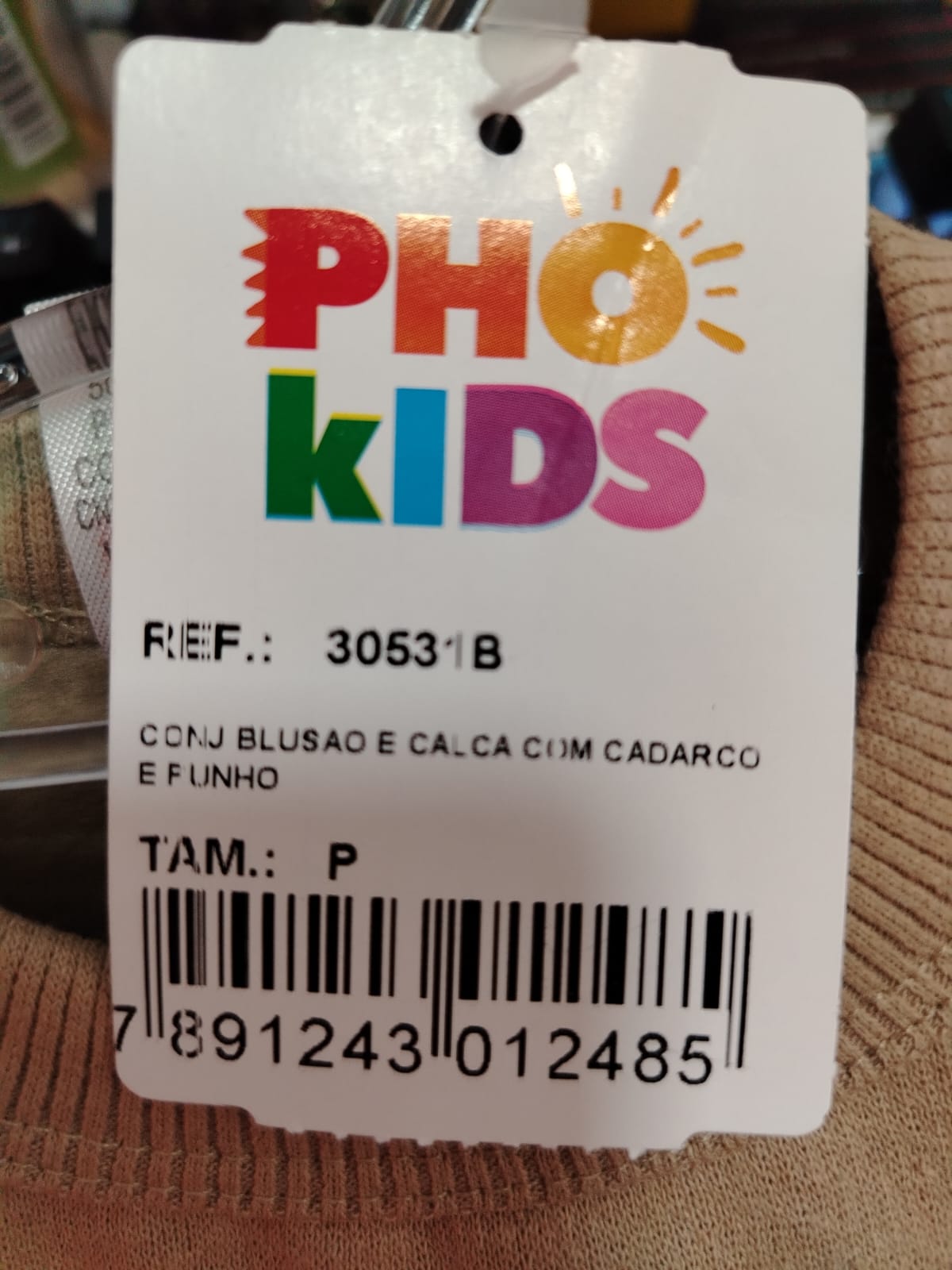 CONJ BLUSA E CALCA COM CADARCO E PUNHO 30531B Tamanho P - Imagem 5