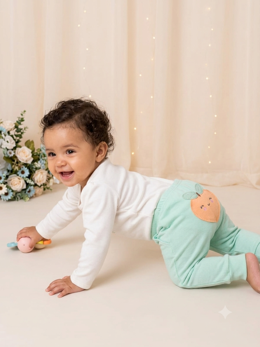 Macacão Fleece de Bebê Estampado Espaço Azul Jeito Inocente 0306064 RN - Imagem 2