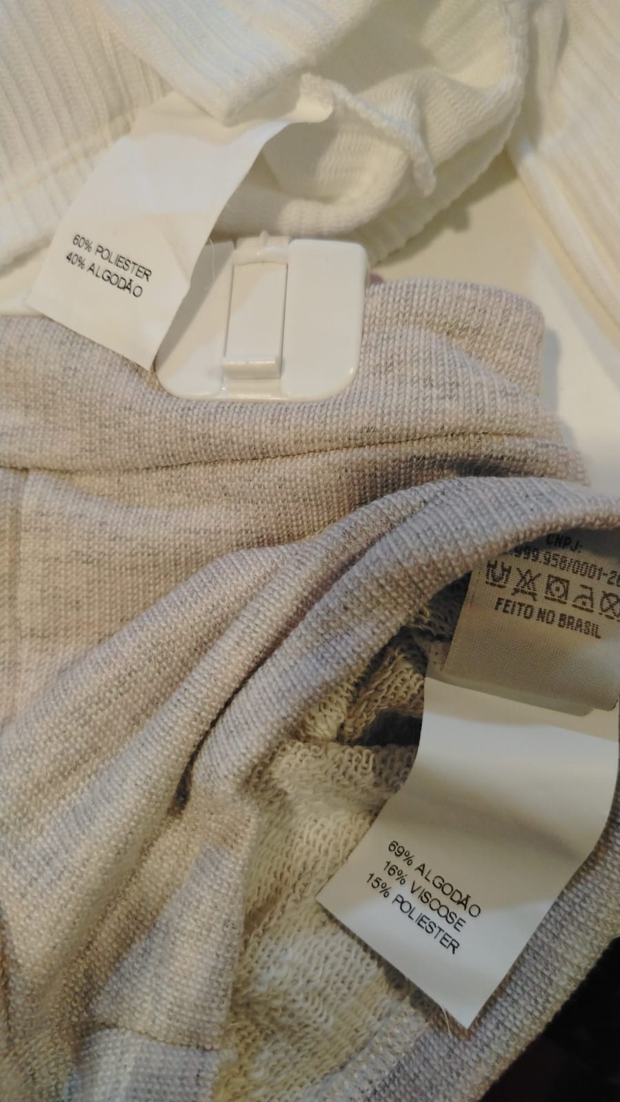 Conjunto Menina Blusa Off White Canelada com Short Blush Baby Doces Momentos Ref. 6938 Tam M - Imagem 6